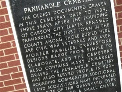 Panhandle Cemetery on Sysoon