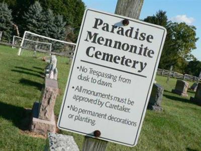 Paradise Mennonite Cemetery on Sysoon