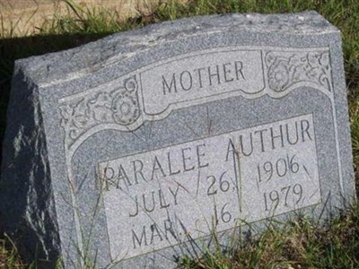 Paralee Brown Authur on Sysoon