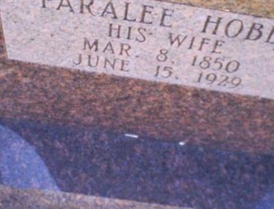 Paralee Hobbs Harrison on Sysoon
