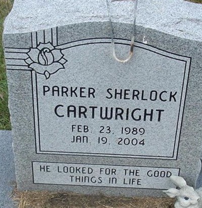 Parker Sherlock Cartwright on Sysoon