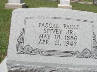 Pascal Paoli Spivey, Jr on Sysoon
