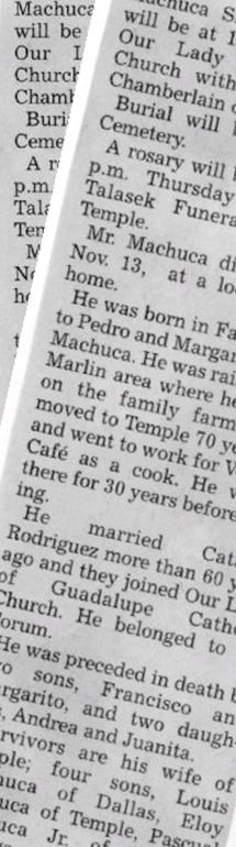 Pascual Machuca, Sr on Sysoon