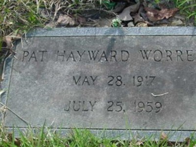 Pat Hayward Worrell on Sysoon