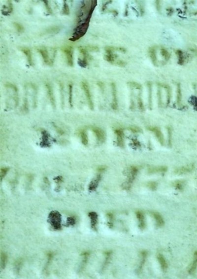 Patience Tibbetts Ridlen on Sysoon