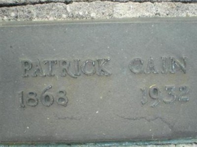 Patrick Henry Cain on Sysoon