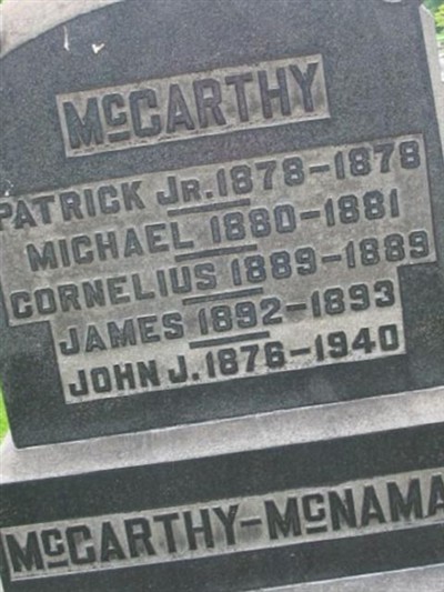 Patrick McCarthy, Jr on Sysoon