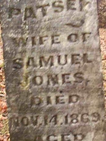 Patsy Jones, Find a grave on Sysoon Patsy Jones on Sysoon
