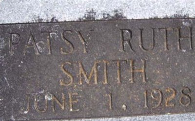 Patsy Ruth Smith, Find a grave on Sysoon Patsy Ruth Smith on Sysoon