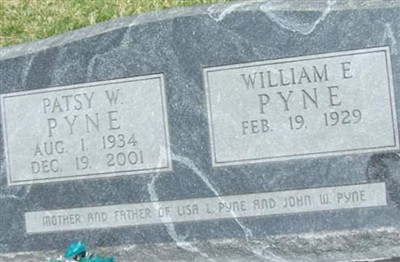 Patsy W. Pyne on Sysoon