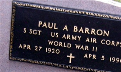 Paul A Barron on Sysoon