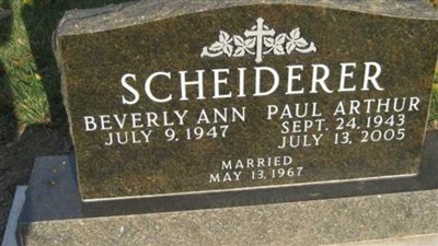 Paul Arthur Scheiderer on Sysoon
