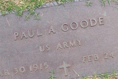 Paul Augustus Goode on Sysoon