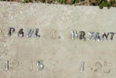 Paul C. Bryant on Sysoon