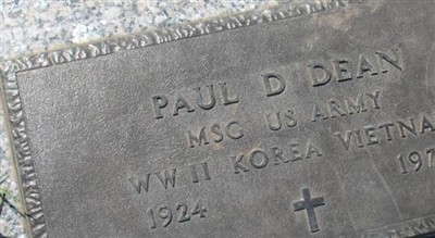 Paul D. Dean on Sysoon