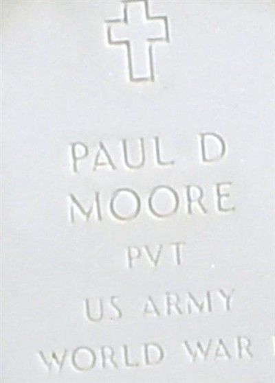 Paul D Moore on Sysoon