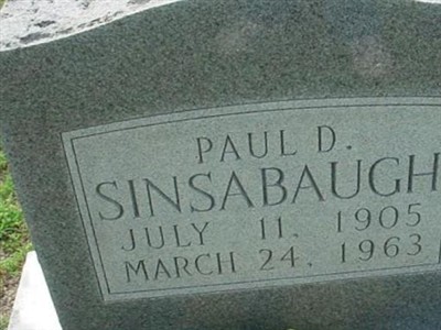Paul D Sinsabaugh on Sysoon