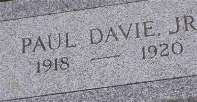 Paul Davie, Jr on Sysoon