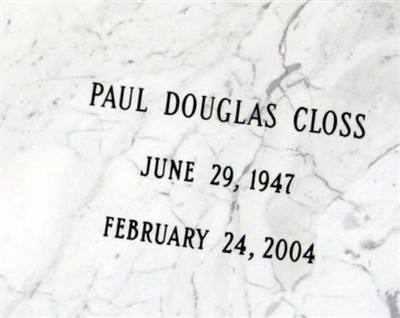Paul Douglas Closs on Sysoon