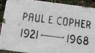 Paul E. Copher on Sysoon