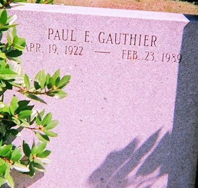 Paul E Gauthier on Sysoon