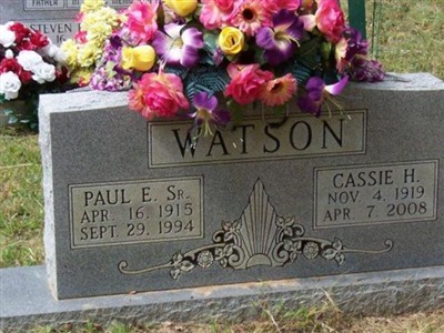 Paul E. Watson, Sr on Sysoon