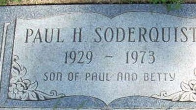 Paul H Soderquist on Sysoon