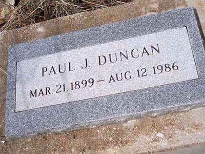 Paul J. Duncan on Sysoon