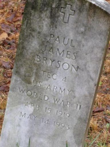 Paul James Bryson on Sysoon