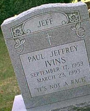 Paul Jeffrey "Jeff" Ivins on Sysoon
