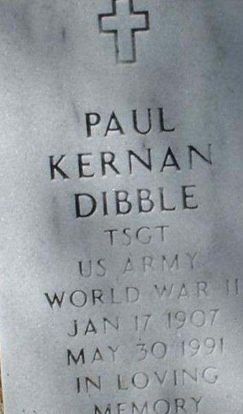 Paul Kernan Dibble on Sysoon