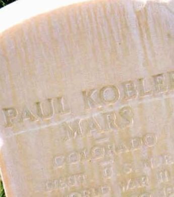 Paul Kobler Mars on Sysoon