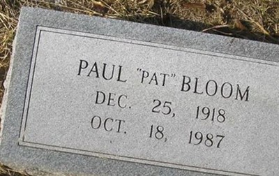 Paul "Pat" Bloom on Sysoon