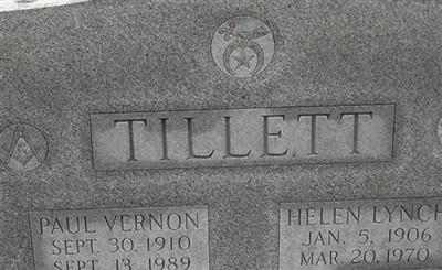 Paul Vernon Tillett on Sysoon