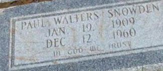 Paul Walters Snowden on Sysoon