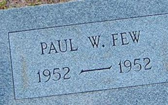 Paul Wayne Few on Sysoon