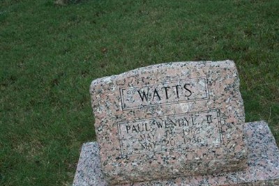 Paul Wendyl Watts, II on Sysoon