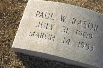 Paul Whiteside Rasor on Sysoon