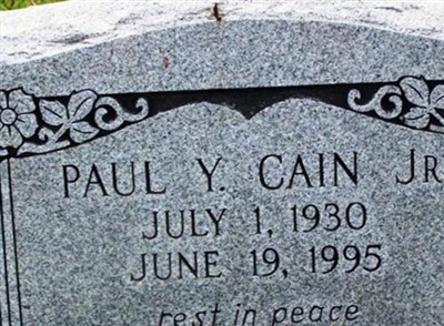 Paul Y. Cain, Jr on Sysoon