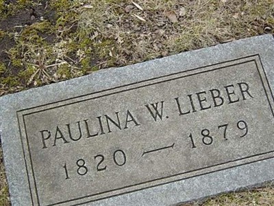 Paulina Wilhelmina Siefert Lieber on Sysoon