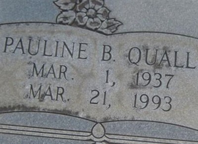 Pauline Bowden Qualls on Sysoon