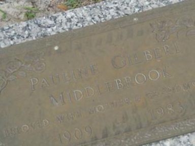 Pauline Gilbert Middlebrook on Sysoon