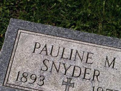 Pauline m Snyder on Sysoon