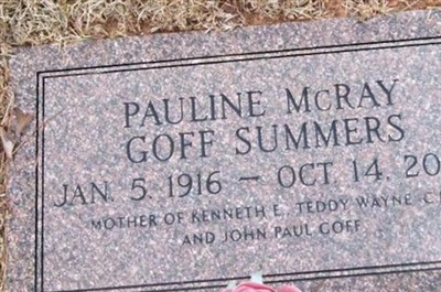 Pauline McRay Summers on Sysoon