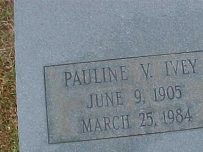 Pauline V. Ivey on Sysoon