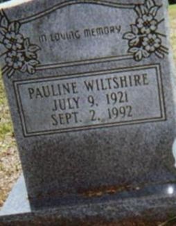Pauline Wiltshire on Sysoon