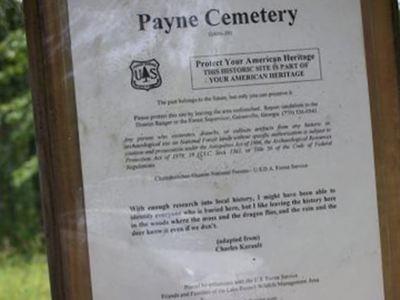 Payne Cemetery on Sysoon