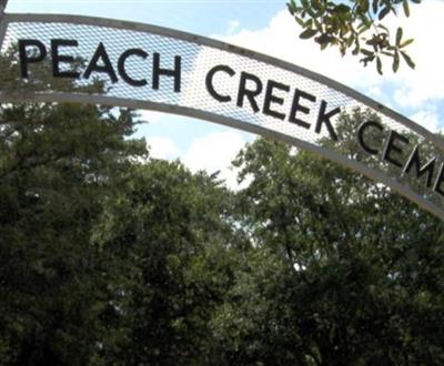 Peach Creek Cemetery on Sysoon