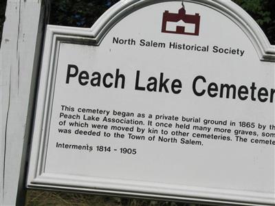 Peach Lake Cemetery on Sysoon