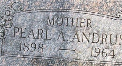 PEARL A. ANDRUS on Sysoon